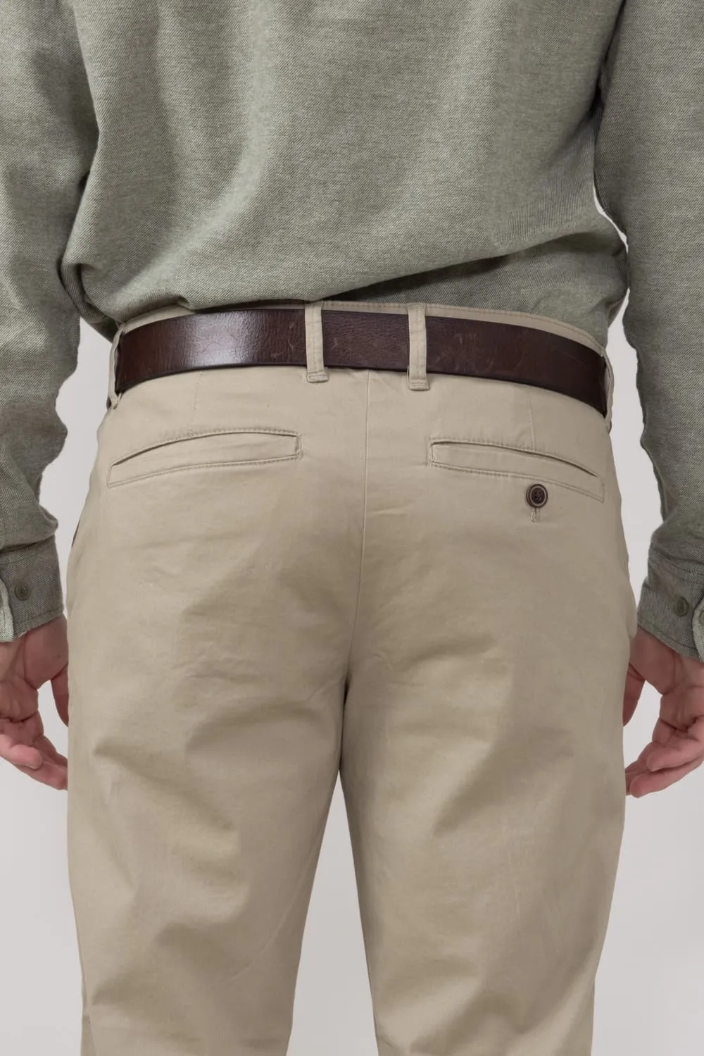 Weatherproof Vintage Leader Chino Pants for Men in Birch | W4S044-BIRCH
