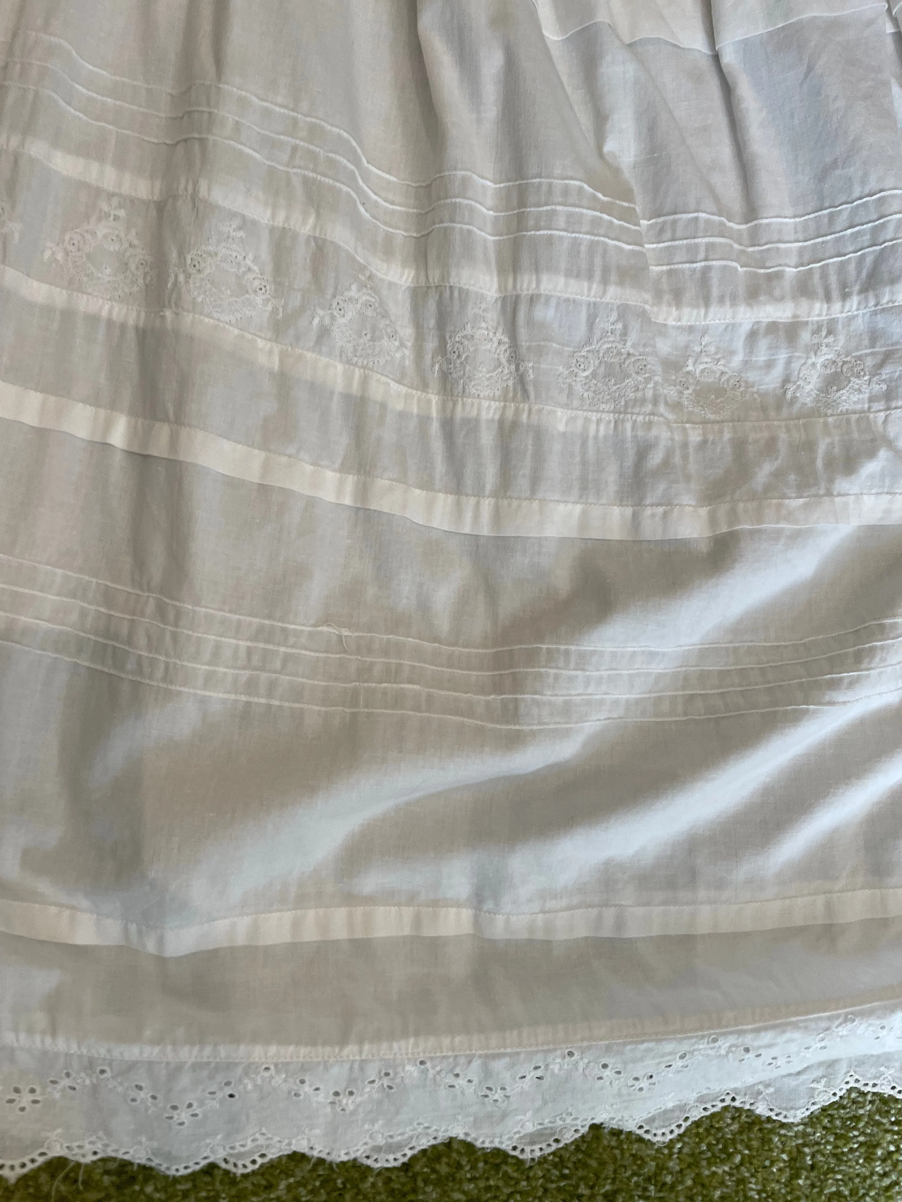 White Cotton Skirt by Adini