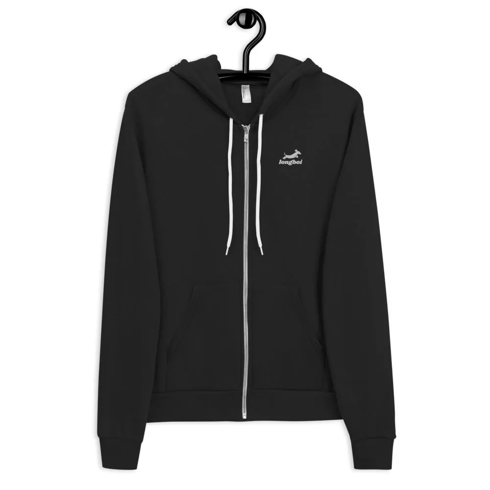 Women's Embroidered Logo Zip Hoodie